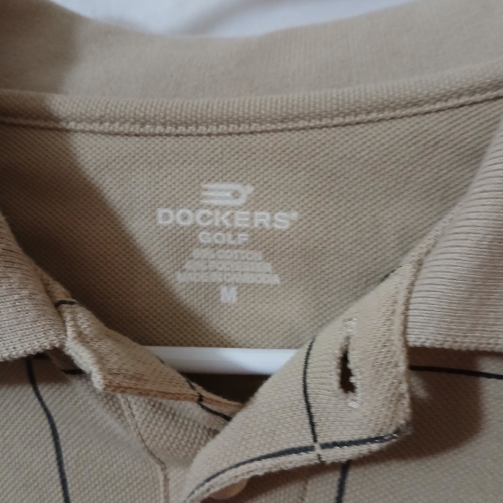 Dockers Tan Dress Shirt Classic Style